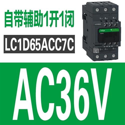 Contacteur d'ascenseur CA LC1-D65AE7C solénoïde bobine basse tension 36V - 2