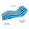 Aqua Ultra-Comfort Floating Pool Chair & Lake Raft with Pillow Heavy Duty Pool Float, Lake Floating Chair