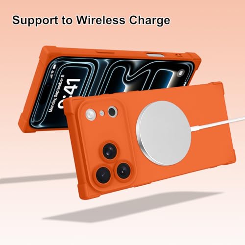 Coque iPhone 17 Pro Max MagSafe orange pour éviter les vitres brisées - 2