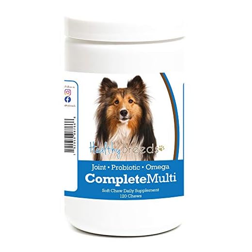Healthy Breeds Shetland Sheepdog All in One Multivitamin Soft Chew 120 Count