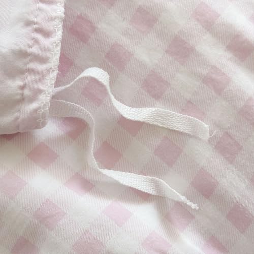 NSNLGSGC Pink Gingham Ruffle Twin Duvet Cover by NSNLGSGC - Used condition - Image 7