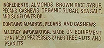 True North 100% Natural Clusters, Almond, Pecan, Cashews, Family Value SIX Pack XS#( 24 Ounce Each)
