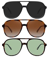 3pack(black+brown Tortoise/Brown+tortoise/Light Green)