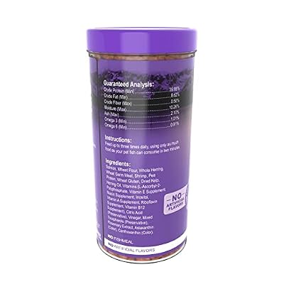 Omega One Super Color Floating Cichlid Pellets, 6mm Medium Pellets, 6.4 oz