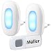 Produktbild CASAcontrol Lichtklingel: Steckdosen-Funk-Klingel mit optischem Signal & zweitem Empfänger, IP54 (Türklingel Lichtsignal nachrüsten, Klingel mit Lichtsignal, Türklingelverstärker für Senioren)