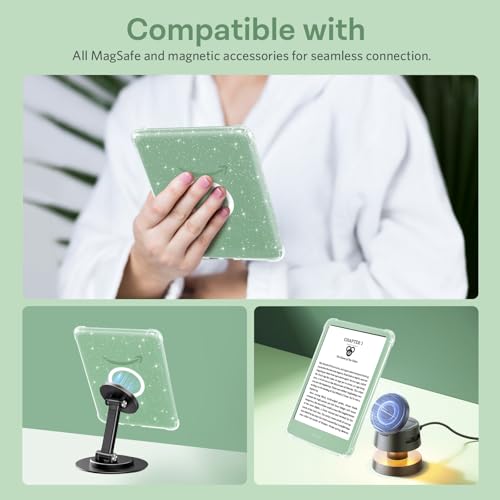 Image of iDLEHANDS Clear Case for 6 inch Kindle 2024 and 2022 (11 Generation) - Ultra-Slim Soft TPU Transparent Cover, Lightweight & Durable Protection