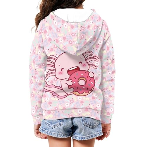 Image of Unisex Zipper Sweatshirt Boys Girls Hooded with 2 Pocket Pullover Hoodies for 6-16Y Kids