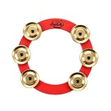 Beatello Gold Cowbell & Tambourine – Double Row Super Loud Quenched Jingles, Pro-Grade Hi-Hat/Cymbal Bell with Explosive Cut, Fits All Drum Kits, Essential for Latin/Funk/Rock, 7 Colors