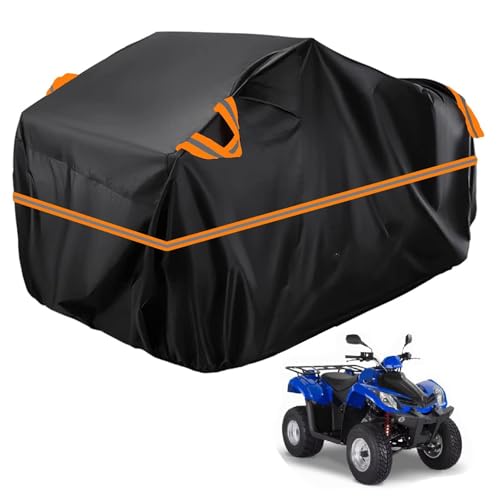 Housse Quad Kymco MXU 250 (2005-2008) bâche ATV noire et orange