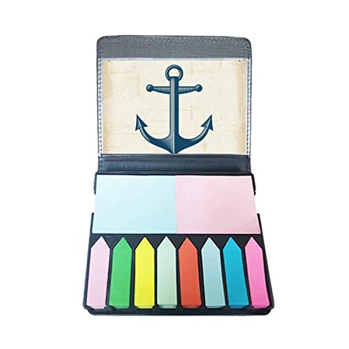 Marque-page de couleur Anchor Droits avec boîte distributrice pour un indexage net
