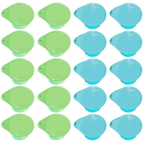 Mini enjuague bucal de 20 piezas, 13 ml de enjuague bucal portátil individual, elementos básicos desechables para el hogar sin alcohol, menta+jazmine té viajero