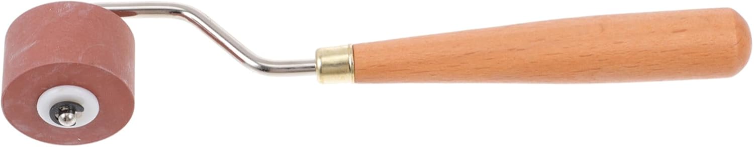 Anneome Hard Rubber Ink Roller for Printmaking Sturdy Elastic Rollers for Painting Inking Blocks Crafting and Wall Painting Tools