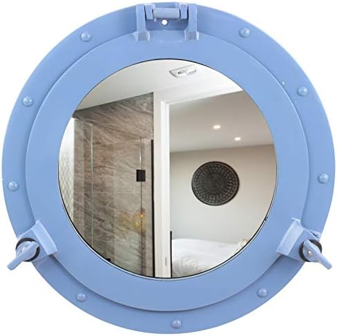 TWHZSAI Rundes Drehfenster Aus Aluminium - 360° Drehbar Mit Gehärtetem Glas Für Küche & Bad