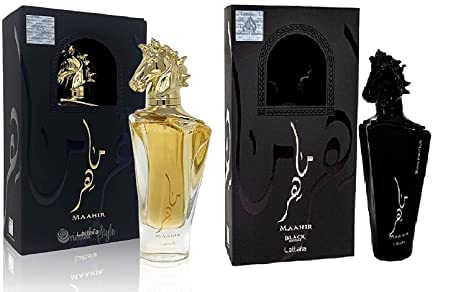 SPEC Perfume Maahir Horee Gold Edition and Maahir Horee Black Edition Combo Pack of 2 Eau De Parfume