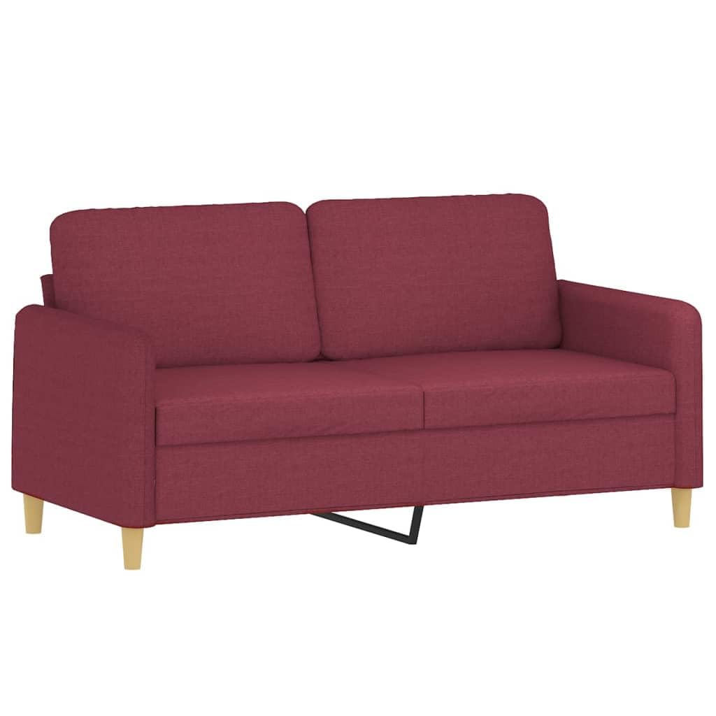 Canapé 2 places Bordeaux 140 cm Largeur d'assise Canapé rembourré