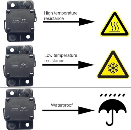 Disyuntor de 180A CC 32V con restablecimiento automático para la protección contra sobrecargas 5
