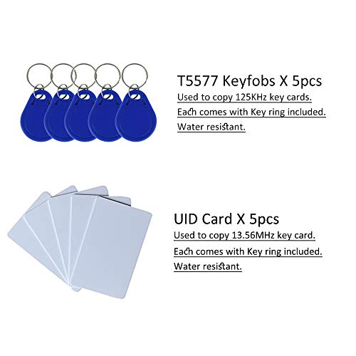 OBO HANDS RFID WiFi CopyKey volle Dekodierungsfunktion Karte Kopierer/Leser/Schreiber Programmierer NFC Karte Duplikator + T57 Schlüsselanhänger, UID-Karte, OTG
