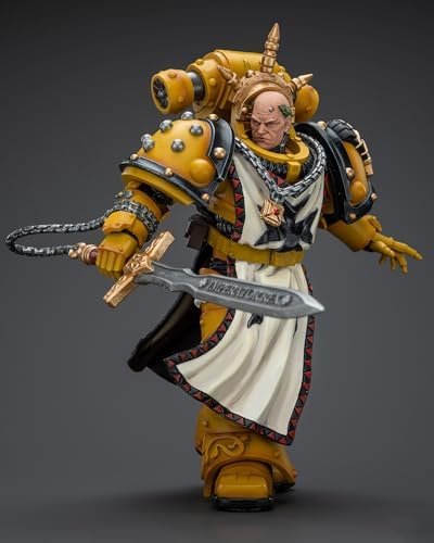 Pipigirl JoyToy 40K Genuine License 1:18 Action Figure, Imperial Fists Sigismund First Captain of The Imperial Fists, 4.92 inch Collectible Action Figures Kits — view 2