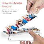 Vowcarol Photo Booth Frame 2x6 Picture Frame, Clear Acrylic Frame, Strong Magnetic 2x6 Acrylic Picture Frames, Free Standing Desktop Display- 1 Pack - Image 4