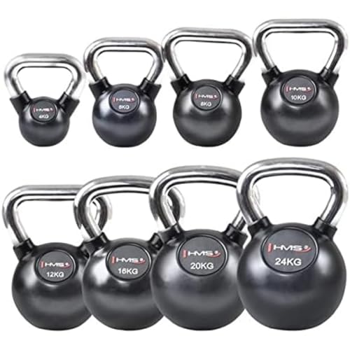 HMS Unisex's 17-64-054 5907695504064 CAST Iron Kettlebell, Black, One Size