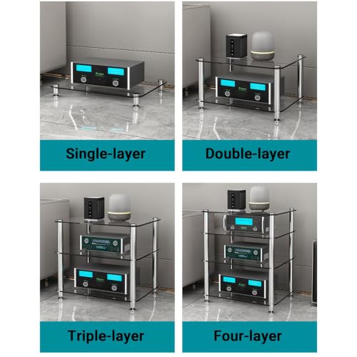 Soporte de audio para tocadiscos Type B, el complemento de 2 niveles ideal para tu salón. 4