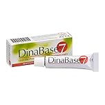 DinaBase 7 adhesive gel for dental dentures and snoring splints, 7 day hold, tasteless, anti-allergic, clinically tested.