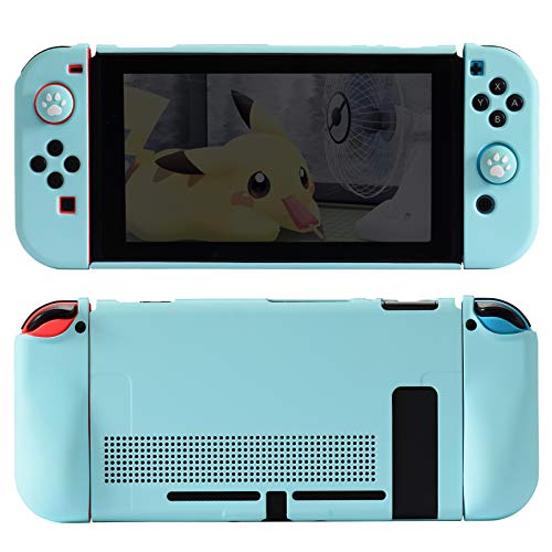 Nintendo Switch 対応 カバー、switch 対応 カバーラウンドなシリコーン保護カバー 任天堂スイッチ カバー 対応 アクセサリ (青)