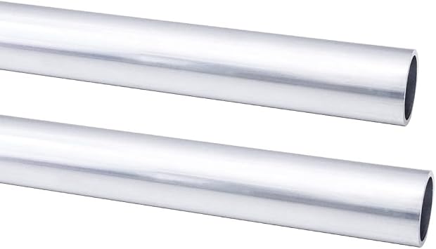 Aluminum Round Tube Furniture, Shelving, Railings, Crafts and Home Garden Decorations.,32mmx2.5mmx500mm