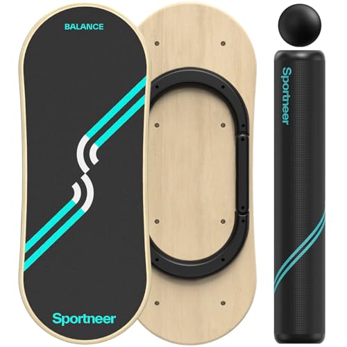 Sportneer Balance Board, 7 Modi Wackelbrett Indoorboard Skateboard Surf Balance Board mit...