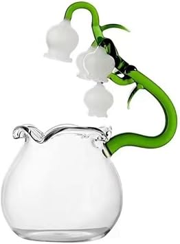 Japanese Lily of the Valley Glass Small Kung Fu Tea Cup Luxury Personal Dedicated Hostess Cup Luxury Tea Cup Fairness Cup