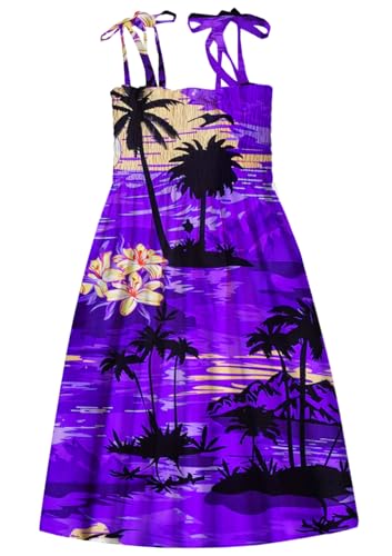 Image of SANGTREE Girls' Women's Summer Sundress Casual Smocked Floral Beach Holiday Dress, 18 Month - XL