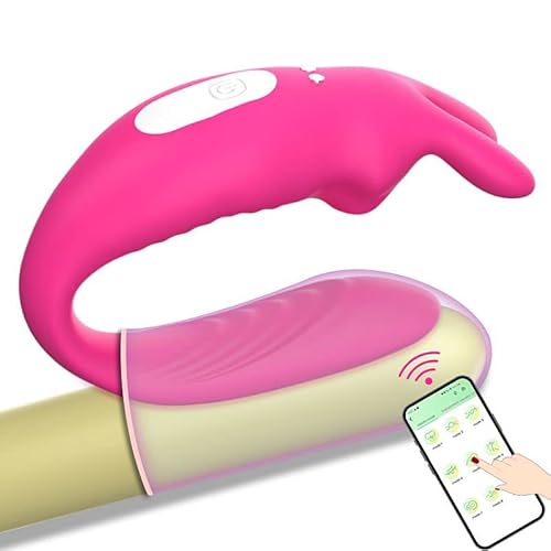 Vibrador de Casal Controle Aplicativo Bluetooth Hera 9 Vibrações Silicone Recarregável 10,0cm x 3,5c