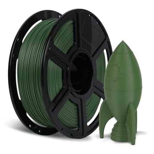 FLASHFORGE Carbon Fiber PETG Filament 1.75mm Grass Green, Reinforced 3D Printer Filament 1kg, Lightweight & High-Strength PETG-CF Filament, Strong & Easy to Print