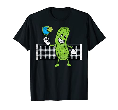 Pickle Playing Pickleball Funny Paddleball Men Women Gift Camiseta