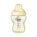 Tommee Tippee Closer to Nature Baby Bottles, Slow Flow Breast-Like Nipple with Anti-Colic Valve, 9oz, 3 Count, Colour My World Pacific - Pink.