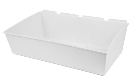 Slatbox brand, Popbox Jumbo model Slatwall Storage / Display bin, Plastic (polypropylene), 13.62