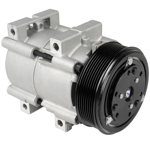 Image of ECCPP AC Compressor Direct Fit for Ford Thunderbird V6 3.8L 1989-1995 | Fit for Ford for F-250 for F-350 for F-450 for F-550 Super Duty 7.3L 1999-2003 AC Compressor with Clutch Rapid Cooling
