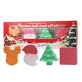 Weihnachts Badebomben Set Kinder, Badeperlen Adventskalender 2025, Handgemachte Farbwechsel Badekugeln mit Duft in Festlichen, Sprudelndes Badevergnügen, Weihnachts Geschenke für Kinder & Erwachsene