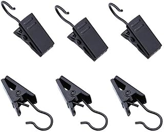 Coideal 100 Pack Stainless Steel Curtain Clip String Party Lights Hanger Wire Holder