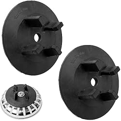 Fregadero Negro Ikea Sello de Repuesto, 2 ud, Compatible con Sifón de IKEA ATLANT y DOMSJÖ, Pieza de Reemplazo de la Cesta del Colador en Caucho, Negro, Atornillado, Sello y Reparación