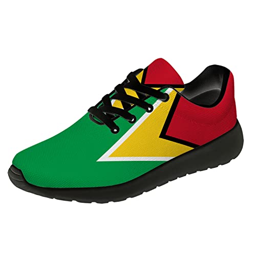 Flag of Guyana Shoes Womens Mens Tennis Walking Shoes Lightweight Breathable Fashion Sneakers Gifts for Her,Him3