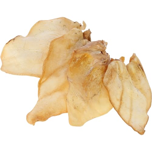 Kerbl Pet Rinderohren, Hundesnack, Leckerli, 20er Beutel, 380g, Naturkauartikel, für Hunde Aller Rassen, fettarm, geruchsarm