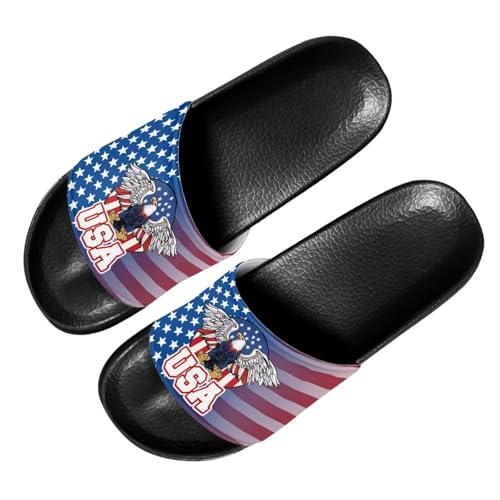 Image of Open Toe Slippers for Women Rubber Slides Womens Sandal Slippers