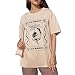 Womens Y2k Fish Graphic Print Oversized T Shirts Summer Vintage Aesthetic Baggy Tees Tops Teen Coconut Girl Clothes