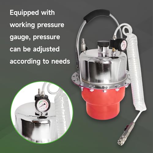 Image of munirater Portable 5L Air Pressure Kit Brake and Clutch Bleeder Valve System Kit