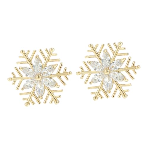 Broche flocon de neige pour femme lot de 2 pin's col fantaisie