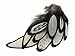 Natural Black and White Laced Hen Feathers for Crafting 12pc/bag