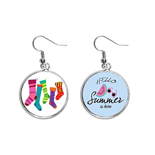 Pendientes de sandía y medias coloridas el regalo ideal de Navidad