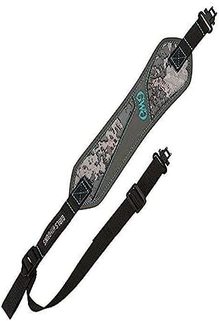 Allen Company Girls with Guns Glenwood Rifle Sling with Swivels, No-Slip Textured Back, 500lbs Tested Swivels, Shade Camo, One Size