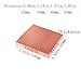 XMRISE Pure Copper Sheet Block Square Flat Copper Plate Tablets Material Industry Mould Metal DIY Handmade Art 100mmx100mm,3.93